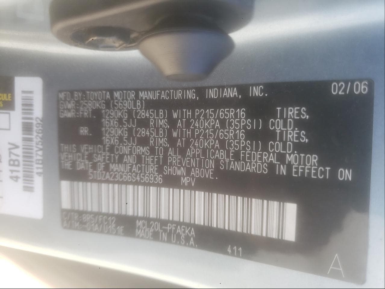 2006 Toyota Sienna 10